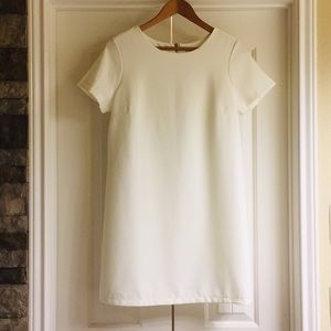 Lulu’s ivory short sleeve dress